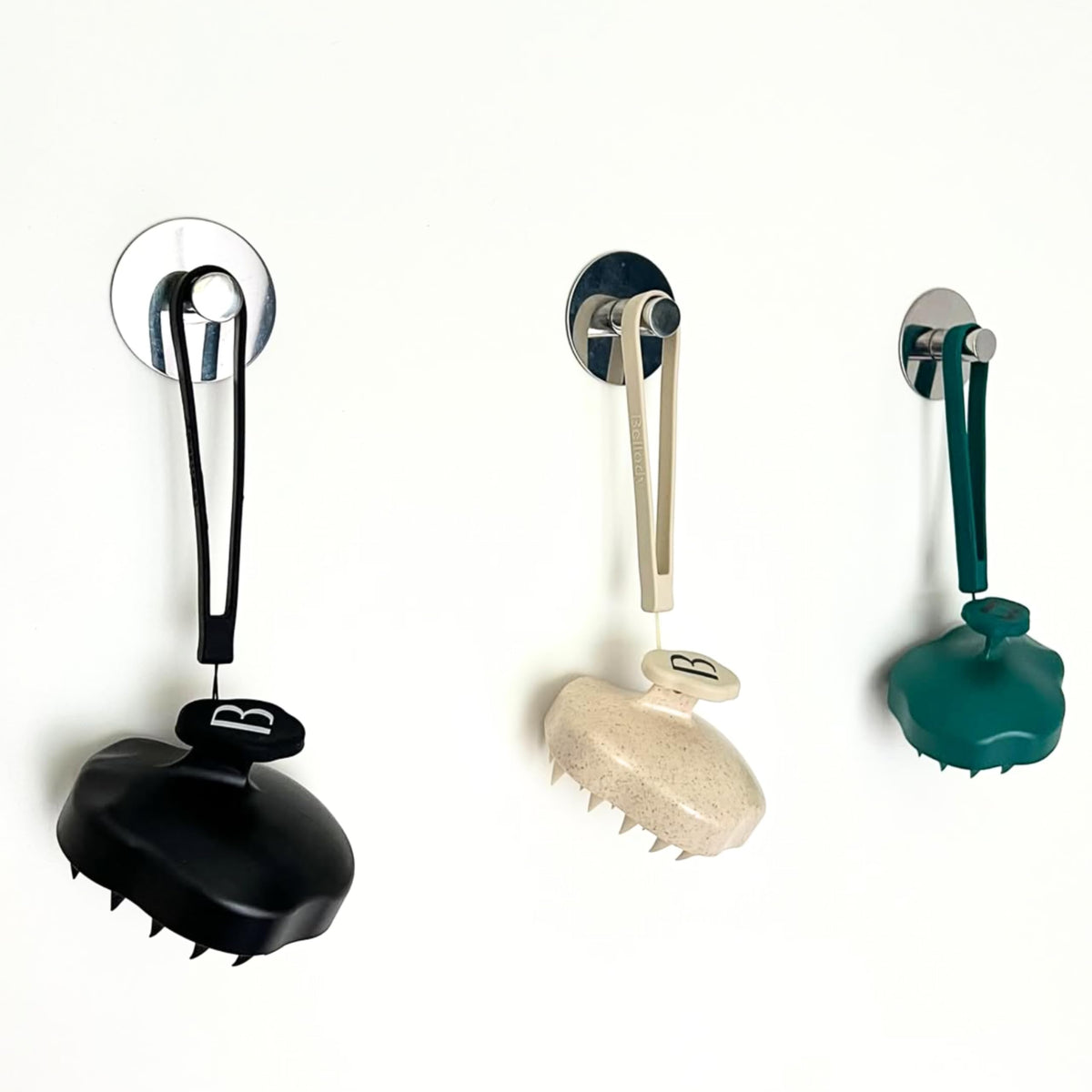 Bellody Kopfhaut Massagebürste Shampoo Bürste Scalp Massager mit Magnet