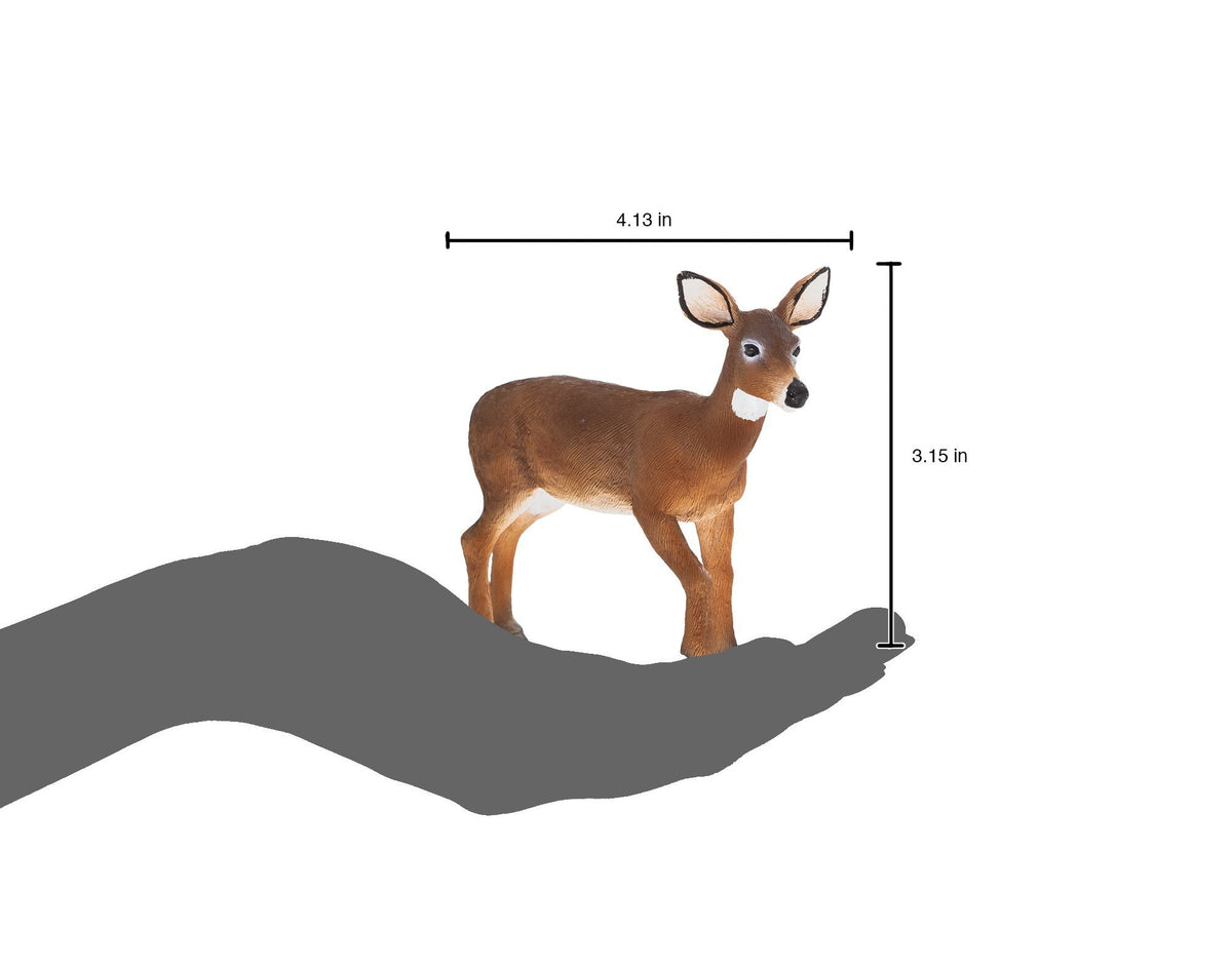 Mojo Woodland Weißwedelhirsch 387185 Tierfigur Hirsch Spielzeug Wildtier PVC
