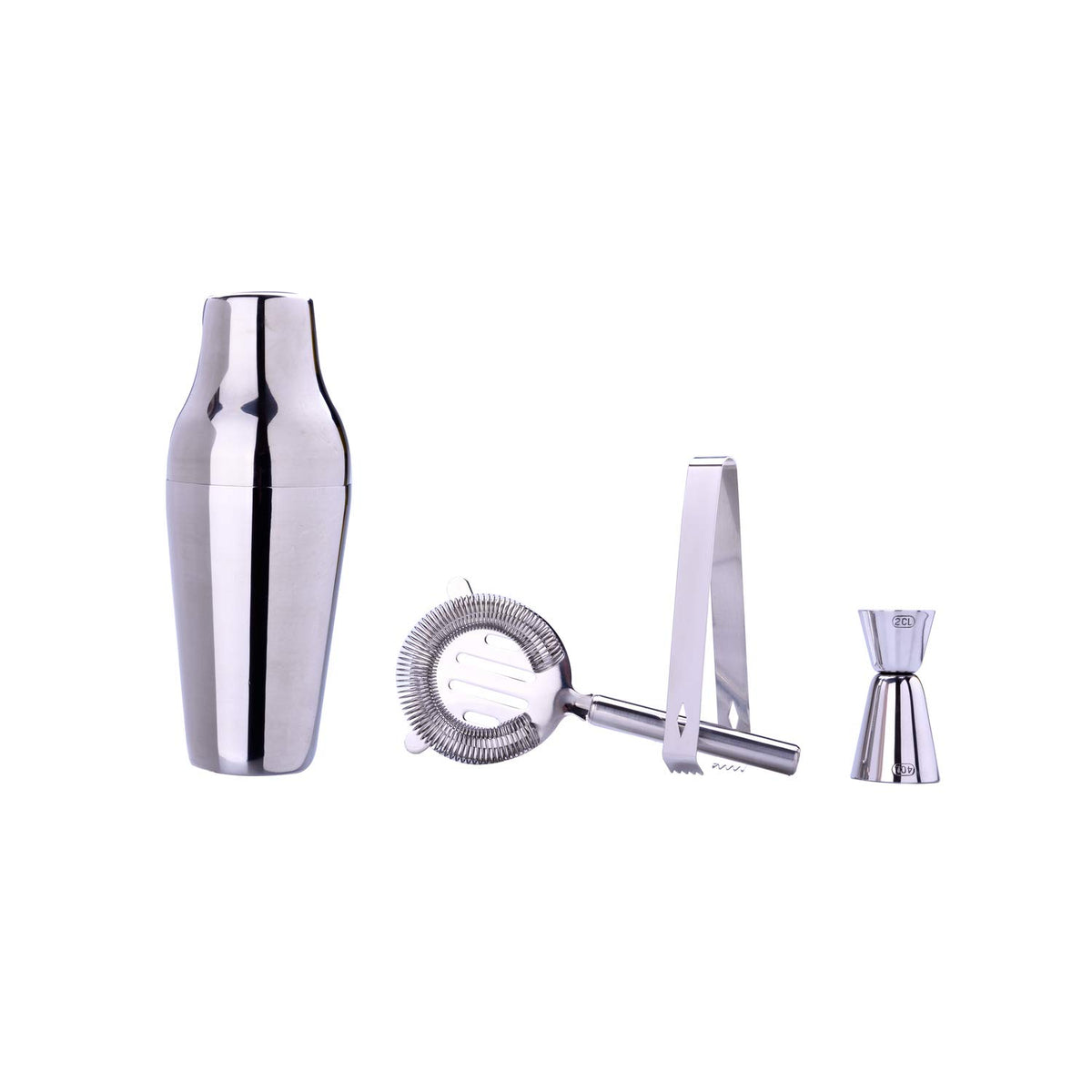 Laguiole Cocktailset 4-teilig Edelstahl Bar Set Cocktail Zubehör Geschenk