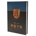 Harry Potter Hogwarts Premium Notizbuch A5 120 Seiten Gold Wappen Fanartikel