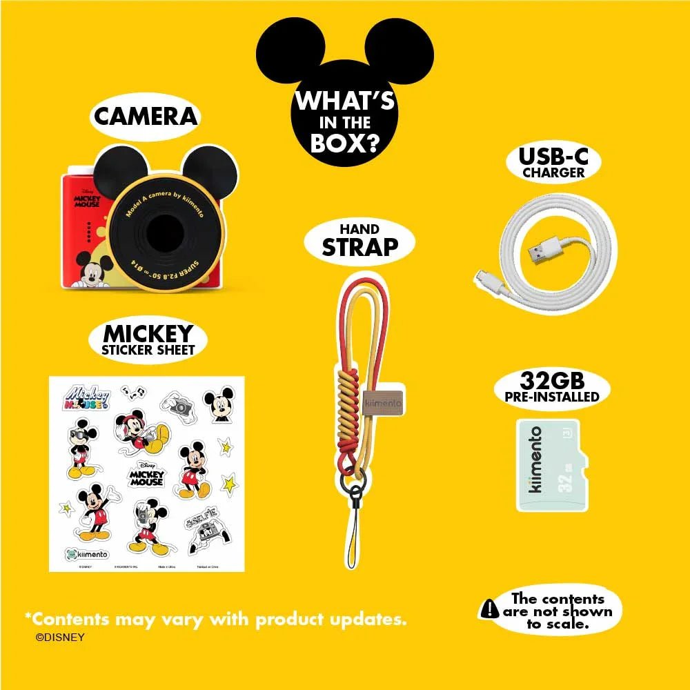 Disney Mickey Mouse Minikamera – kompakte Kinderkamera für Fotos & Videos