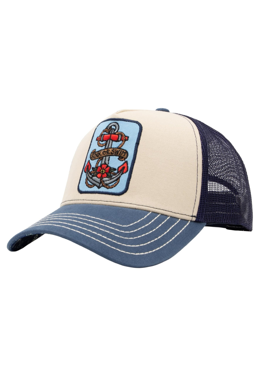King Kerosin Trucker Cap Herren Cord Mesh Snapback Biker Rockabilly Vintage