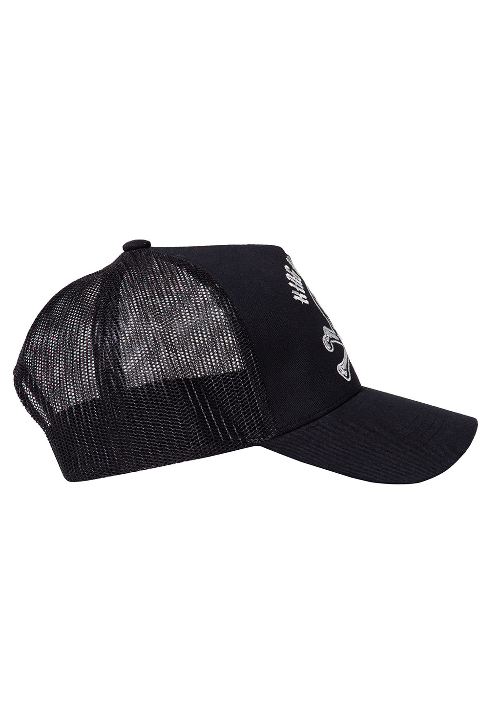 King Kerosin Herren Trucker Cap Frontstickerei Mesh Motorcycle Skull Totenkopf Snapback 1979