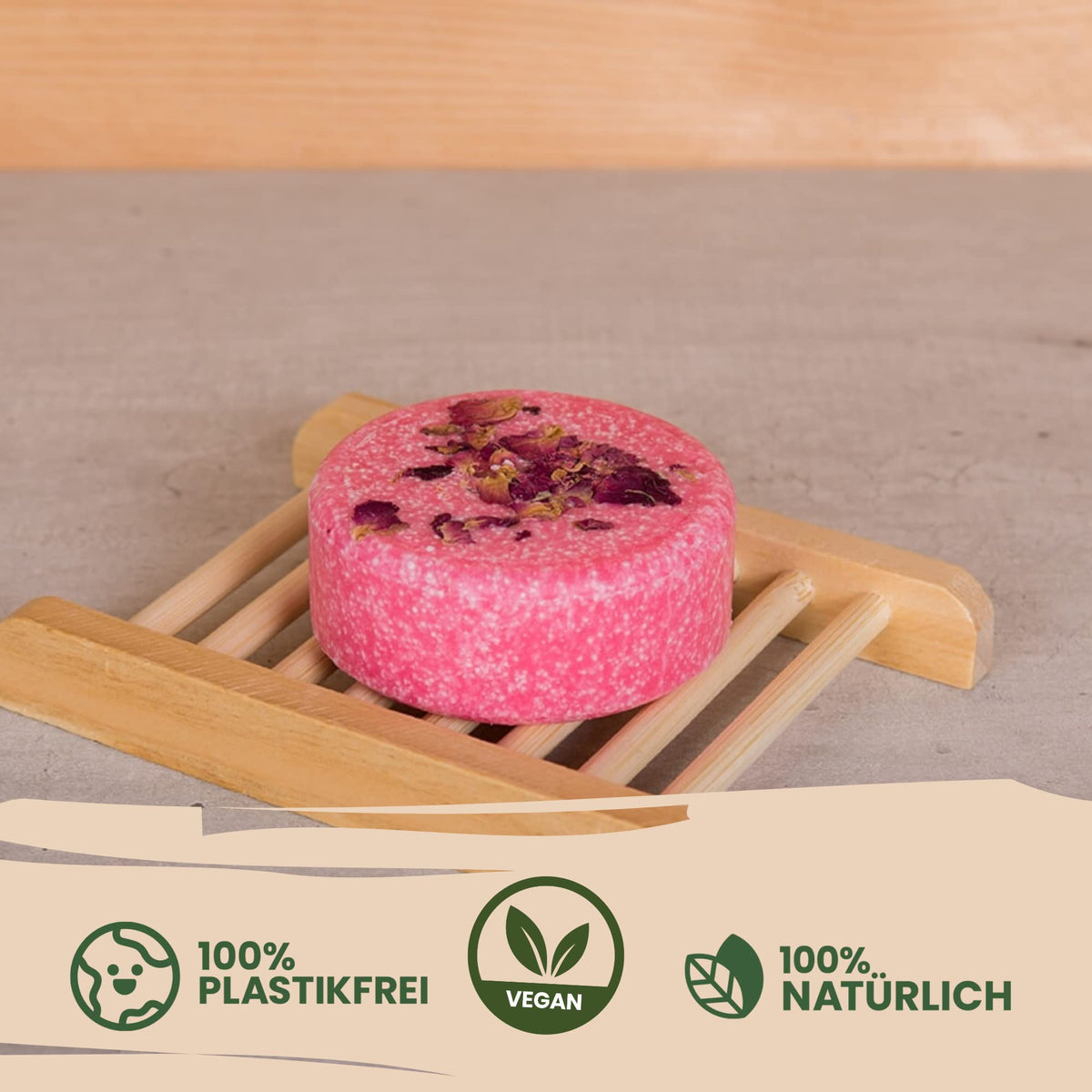 HappySoaps Shampoo Bar Aloe You Vera Much 70 g Aloe Vera für alle Haartypen