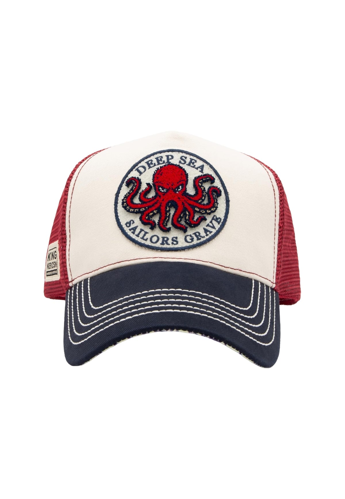 King Kerosin Trucker Cap Herren Cord Mesh Snapback Biker Rockabilly Vintage