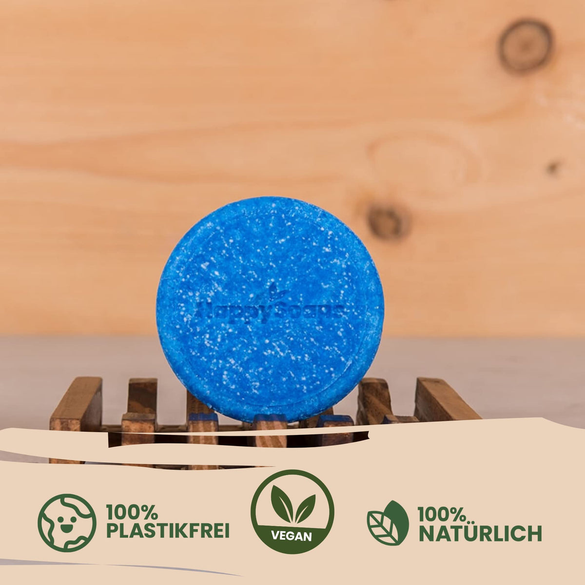 HappySoaps Shampoo Bar Aloe You Vera Much 70 g Aloe Vera für alle Haartypen