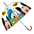 ARDITEX Kinder Regenschirm Transparent 67 cm Disney Mickey Stitch Frozen uvm.