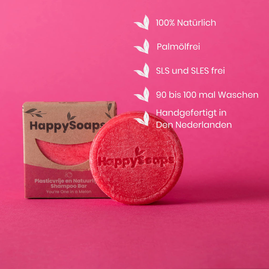 HappySoaps Shampoo Bar Aloe You Vera Much 70 g Aloe Vera für alle Haartypen