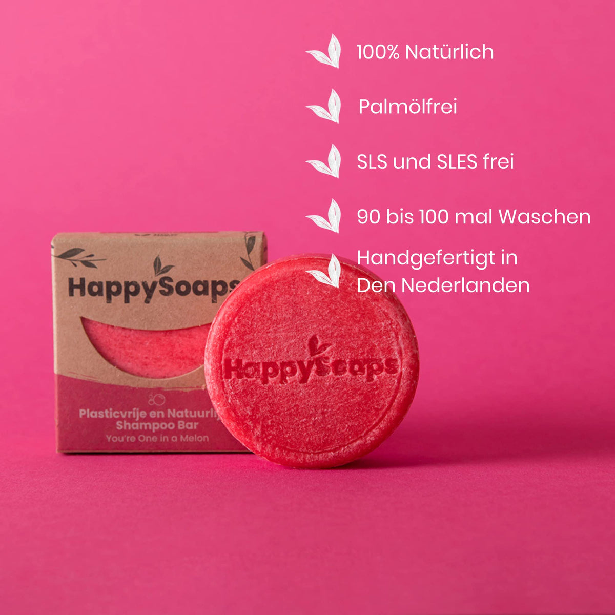 HappySoaps Shampoo Bar Aloe You Vera Much 70 g Aloe Vera für alle Haartypen