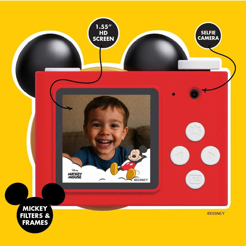Disney Mickey Mouse Minikamera – kompakte Kinderkamera für Fotos & Videos