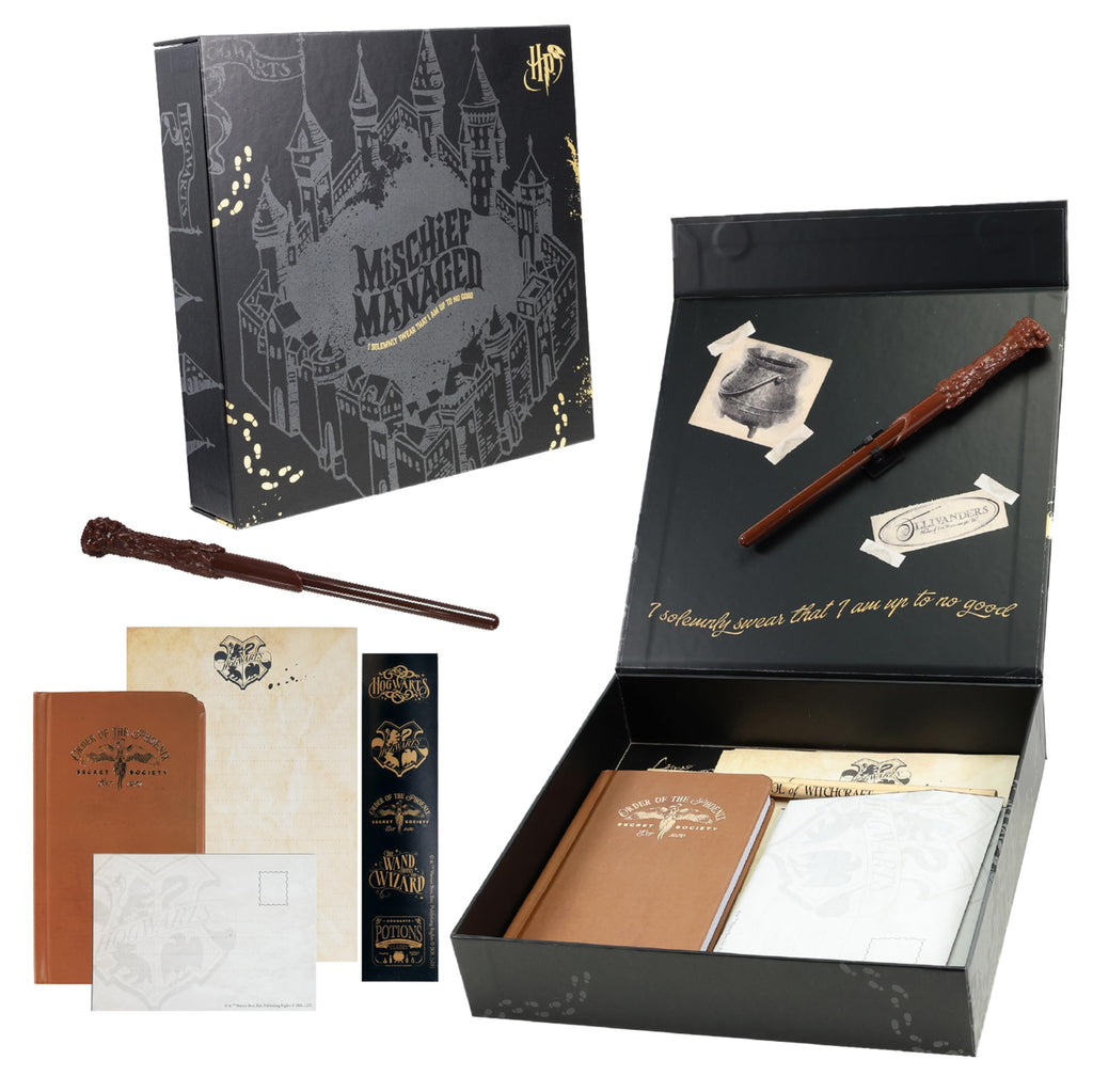 Harry Potter Geschenkbox Karte des Rumtreibers Schreibset Notizbuch Briefset