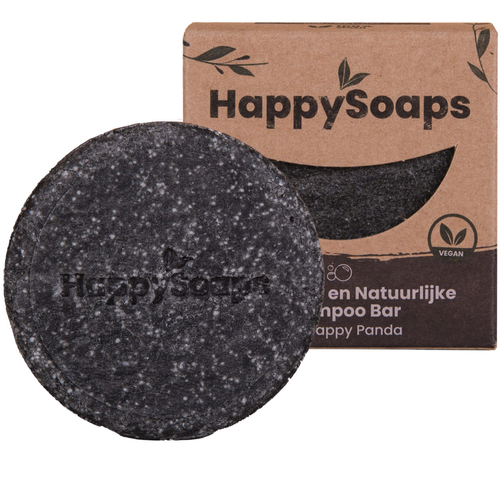 HappySoaps Shampoo Bar Charming Charcoal & Sweet Sandal 70 g Detox Haarpflege