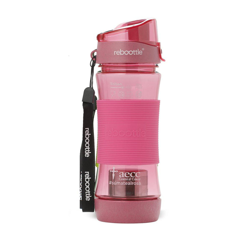 Tea Rebottle 450 ml – nachhaltige Trinkflasche mit Edelstahlfilter.