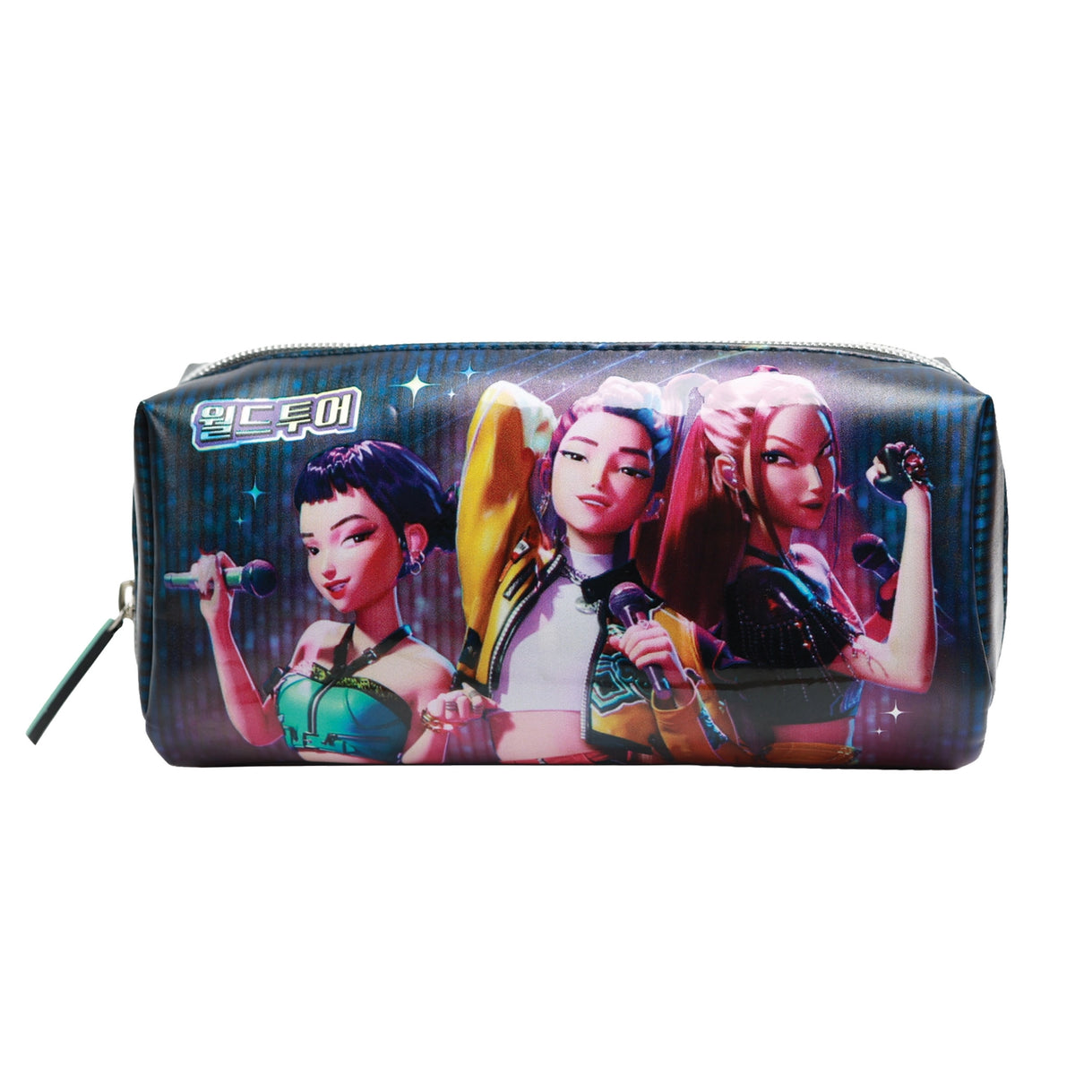 KPop Demon Hunters Mäppchen Huntr/x Kunstleder Federmäppchen Fanartikel