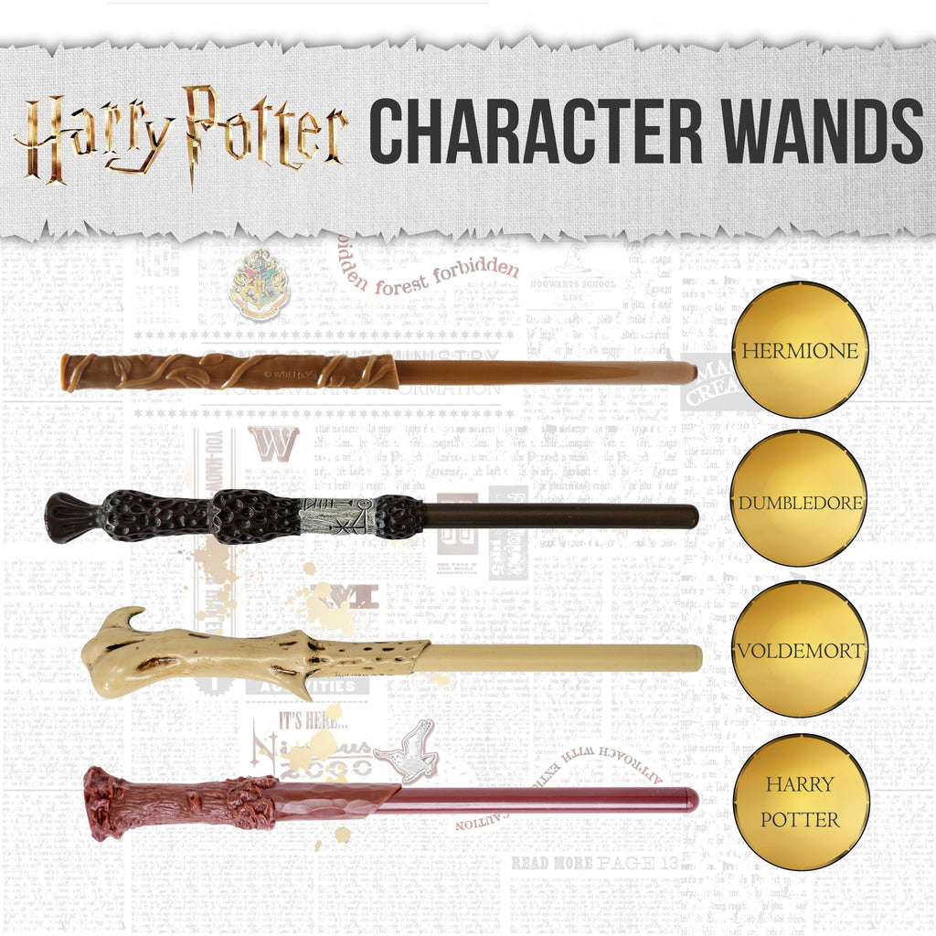 Harry Potter Zauberstab Stifte 4er/3er Set Harry Hermine Dumbledore Voldemort