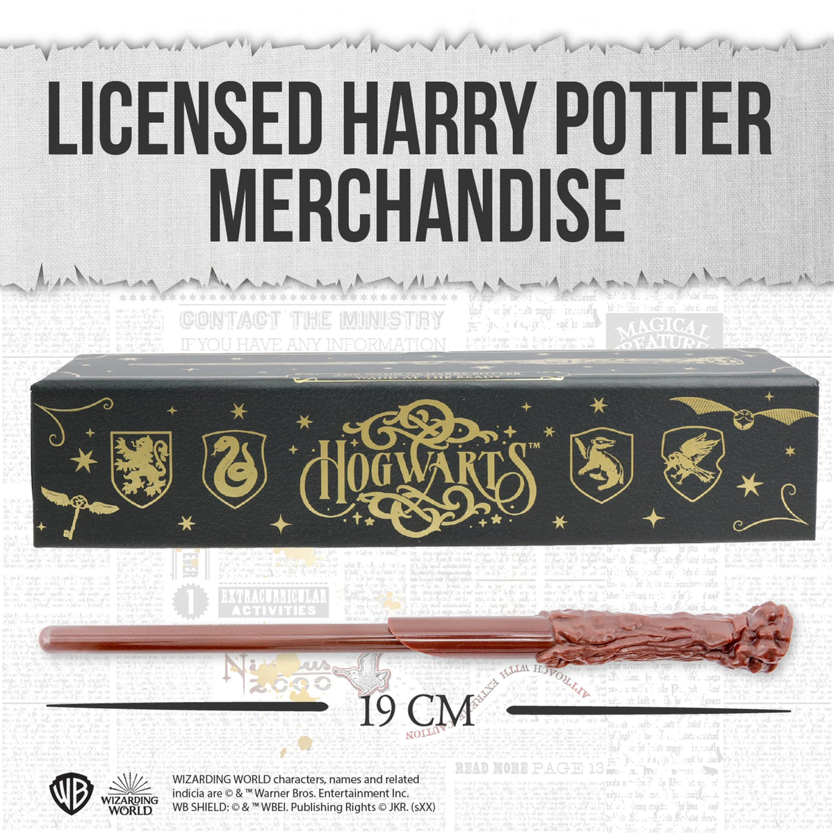 Harry Potter Schwebender Zauberstab Stift Set mit Ständer Sammler Geschenk