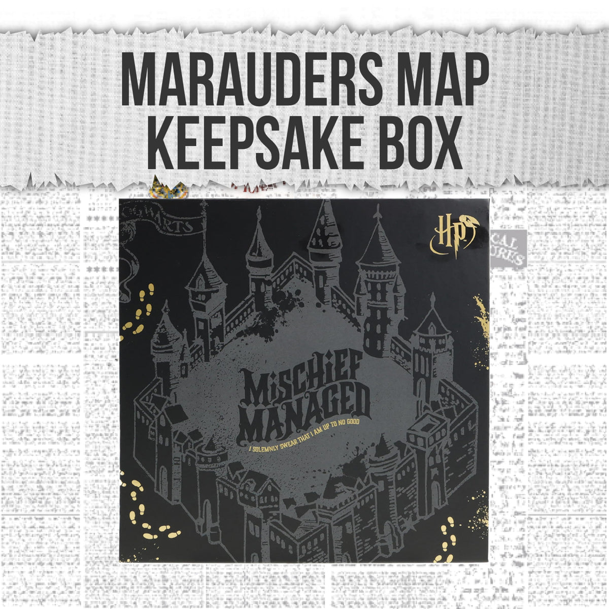 Harry Potter Geschenkbox Karte des Rumtreibers Schreibset Notizbuch Briefset