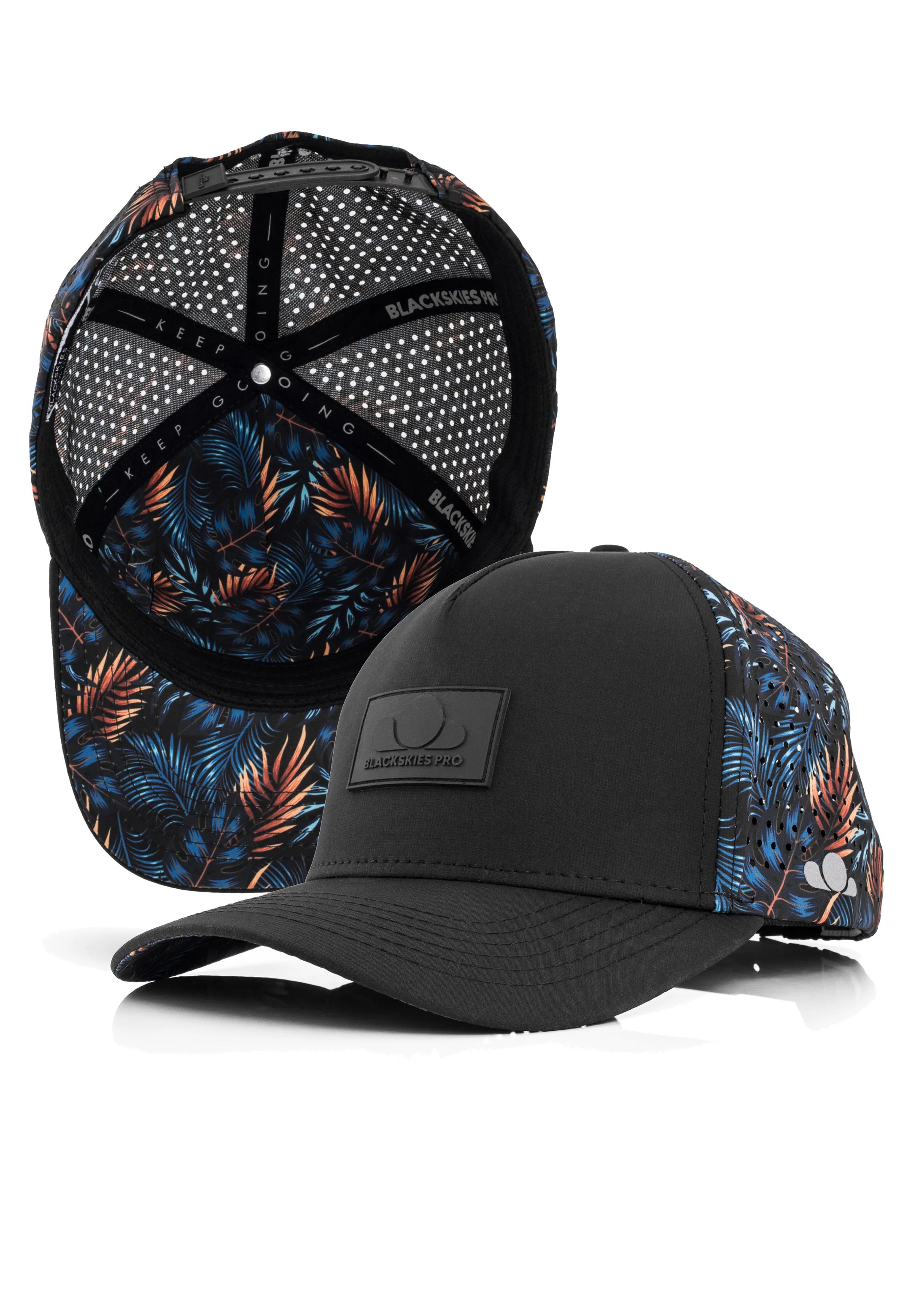 Blackskies Pro Flow Sports Performance Cap Floral – leichte Sport-Cap mit UV-Schutz