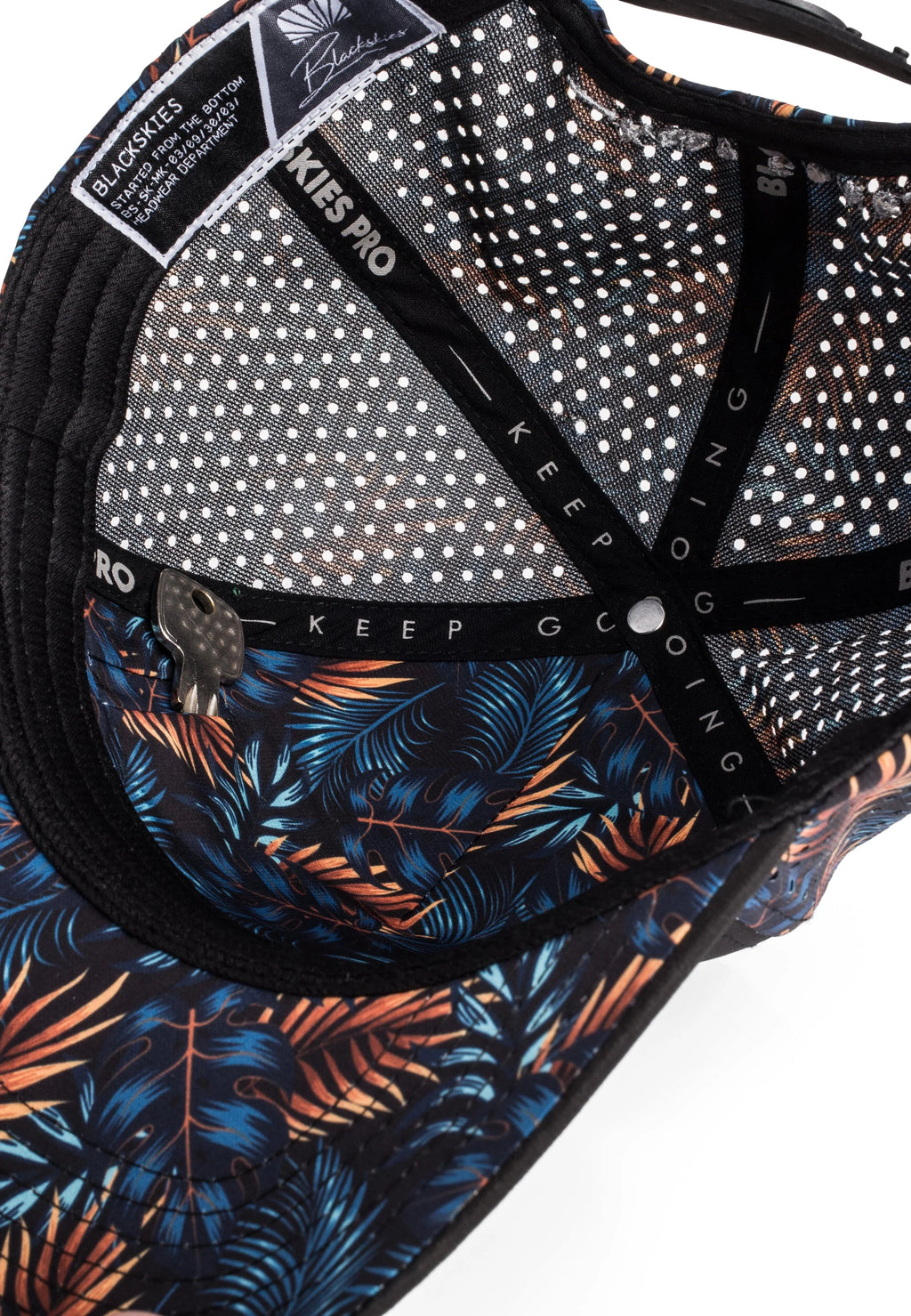 Blackskies Pro Flow Sports Performance Cap Floral – leichte Sport-Cap mit UV-Schutz