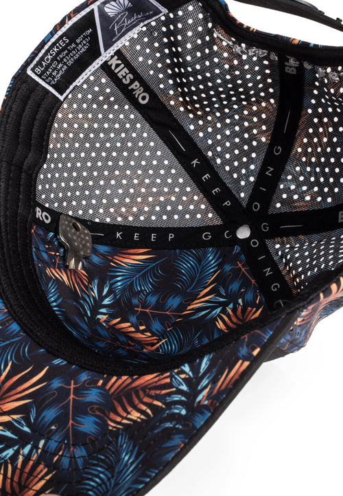Blackskies Pro Flow Sports Performance Cap Floral – leichte Sport-Cap mit UV-Schutz