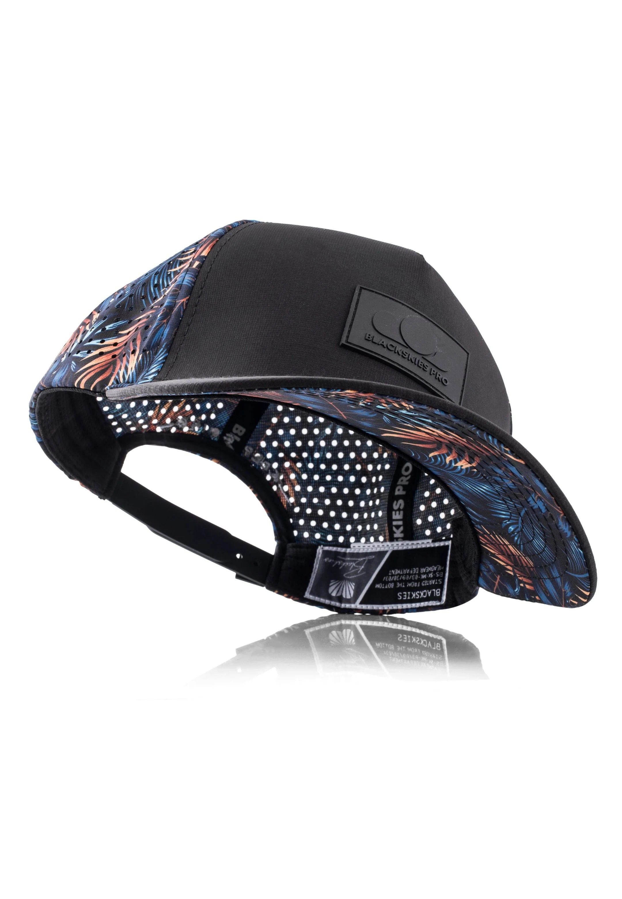 Blackskies Pro Flow Sports Performance Cap Floral – leichte Sport-Cap mit UV-Schutz