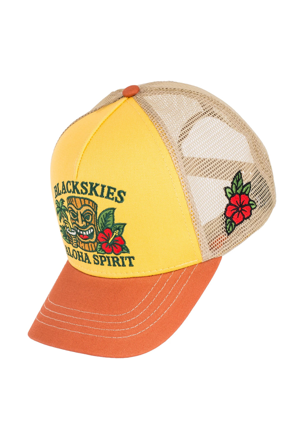 Aloha Spirit Trucker Cap – Sommerliche Cap mit Hawaii- und Tiki-Design