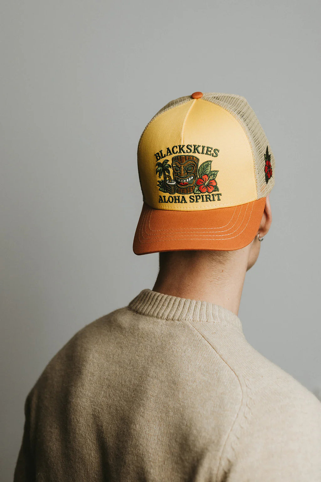 Aloha Spirit Trucker Cap – Sommerliche Cap mit Hawaii- und Tiki-Design