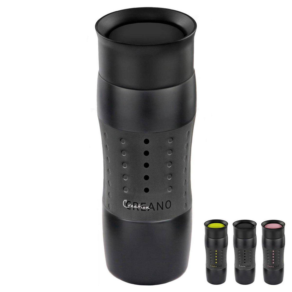 Creano Design Travel Mug 420 ml – auslaufsicherer Thermobecher aus Edelstahl.