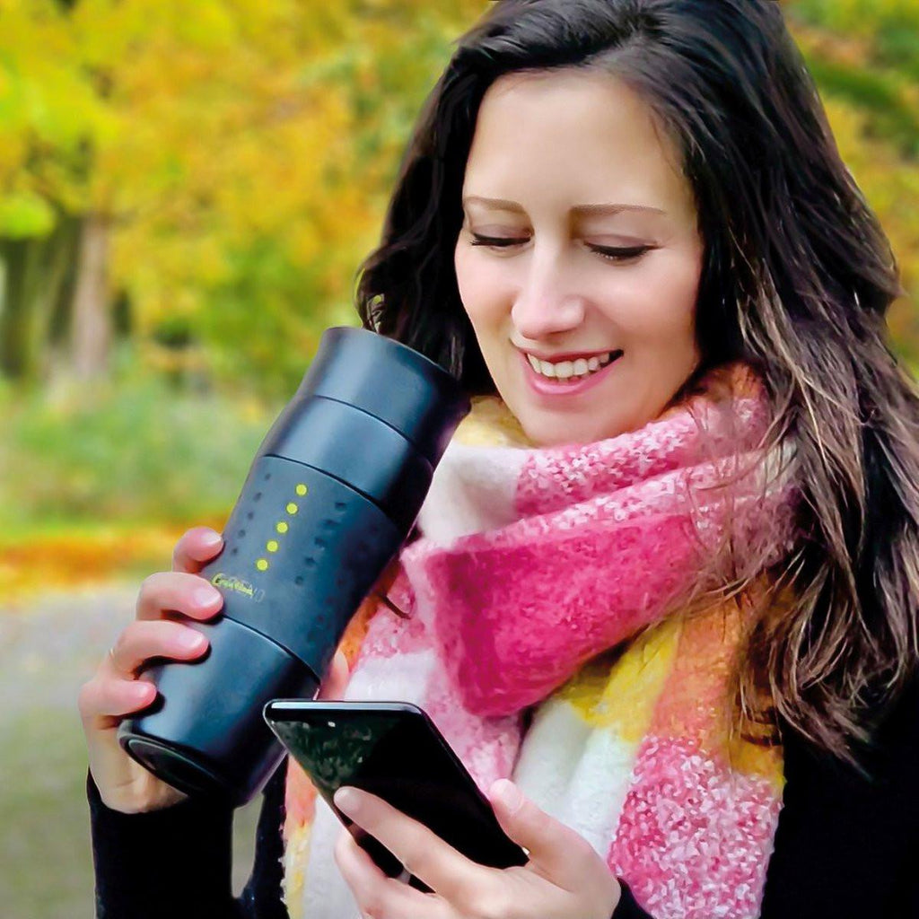 Creano Design Travel Mug 420 ml – auslaufsicherer Thermobecher aus Edelstahl.