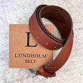 Lundholm Ledergürtel Herren – Göteborg-Serie