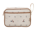 Fresk Kulturbeutel Kaninchen Sand – großer Toilettenbeutel aus recyceltem Polyester.