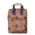 Fresk Kinder-Rucksack Löwe – leichter wasserabweisender Kindergartenrucksack aus recyceltem PET, 28 x 21 x 8 cm