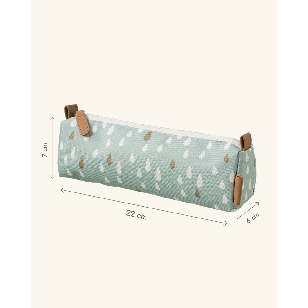 Fresk Federmäppchen Kinder – wasserabweisendes Mäppchen aus recyceltem PET, 22 x 6 x 7 cm, für Schule, Kindergarten & Reise