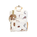 Play & Store Mini-Rucksack Weiß – Kinderrucksack mit Brustgurt & Flaschenfach.