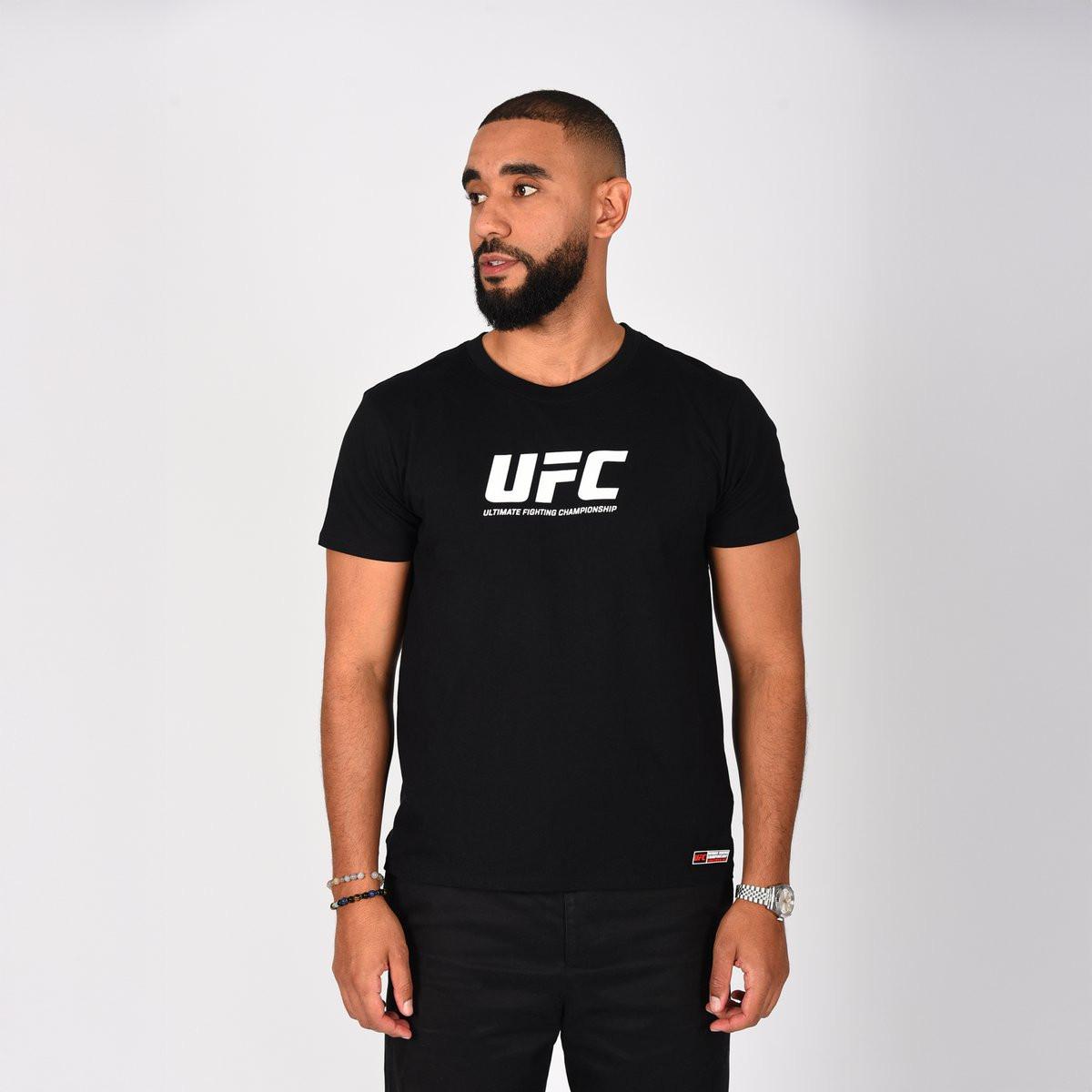 Offizielles UFC T-Shirt Herren Schwarz – Kollektion 2025/2026