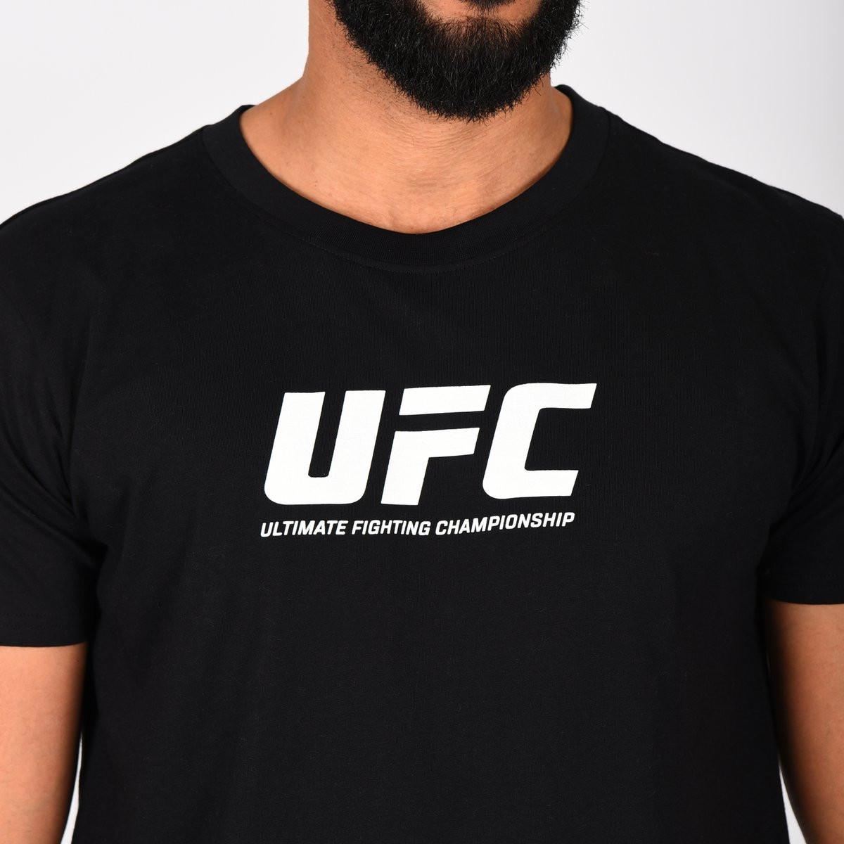 Offizielles UFC T-Shirt Herren Schwarz – Kollektion 2025/2026