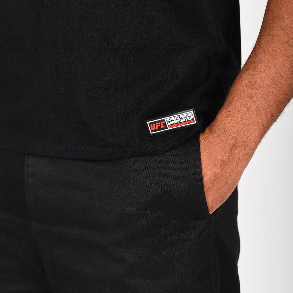 Offizielles UFC T-Shirt Herren Schwarz – Kollektion 2025/2026