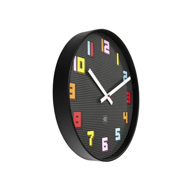 nXt Wanduhr Game 35 cm – Gaming Uhr im 8-Bit Retro Design.