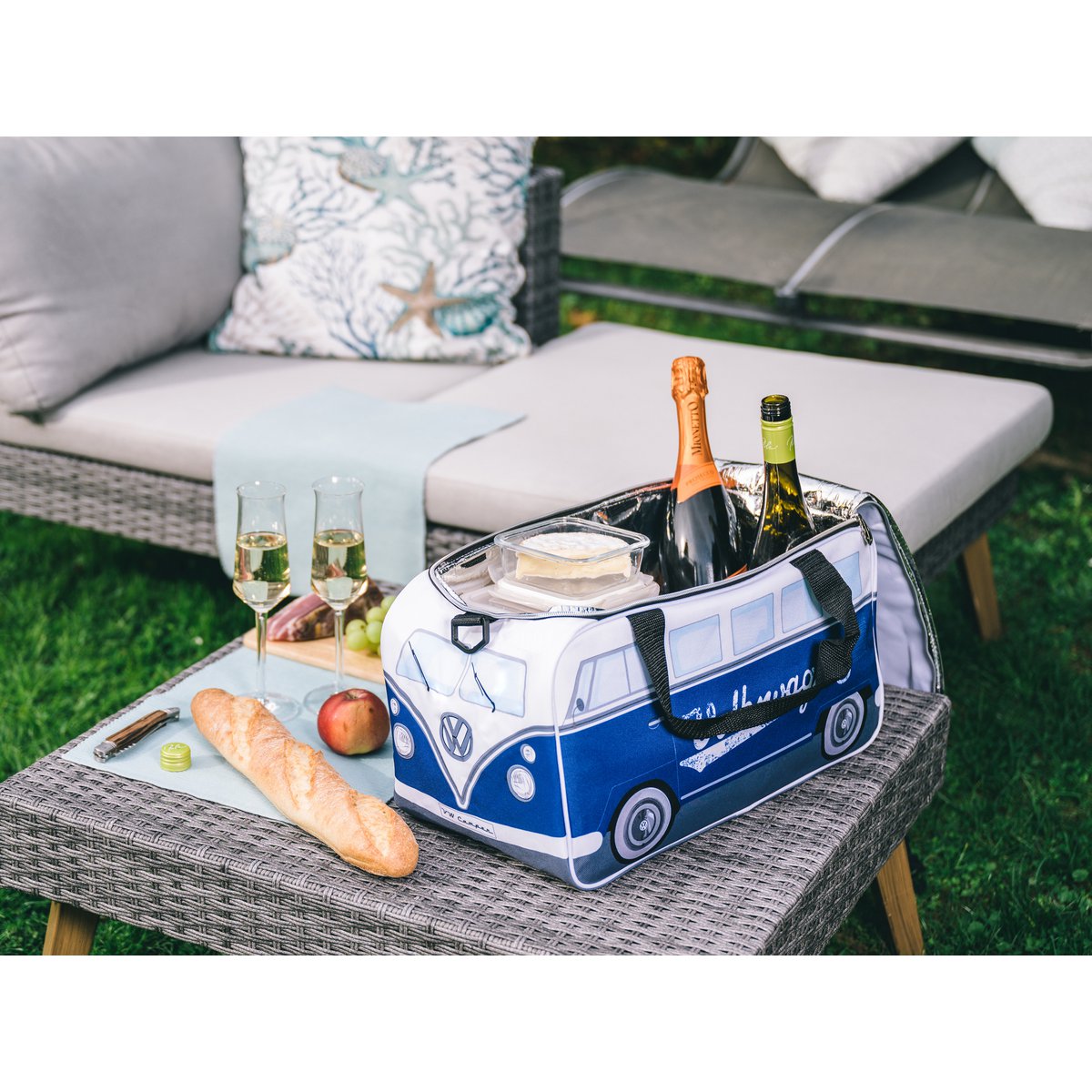 BRISA VW Collection Volkswagen T1 Bus Kühltasche 25 L – offiziell lizenzierte Isoliertasche