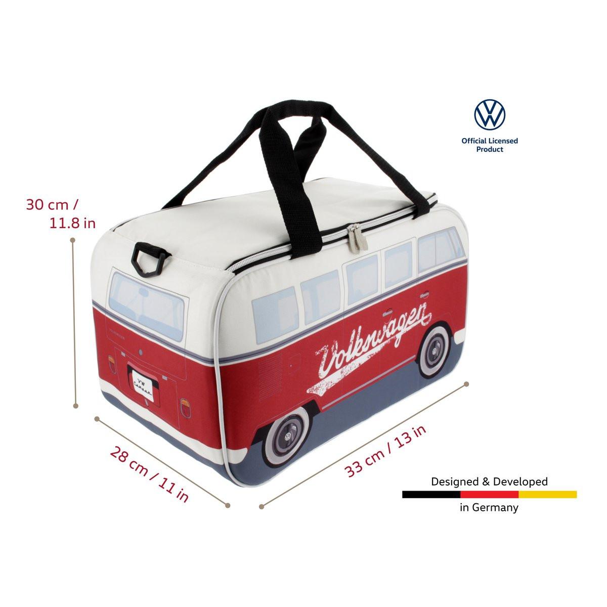 BRISA VW Collection Volkswagen T1 Bus Kühltasche 25 L – offiziell lizenzierte Isoliertasche