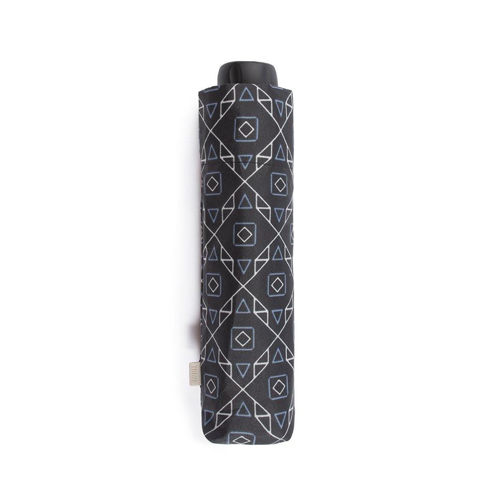 Vogue Regenschirm Basic Print Folding – faltbarer Taschenschirm für Herren, windgeschützt, 97 cm Durchmesser, kompakt 24 cm.