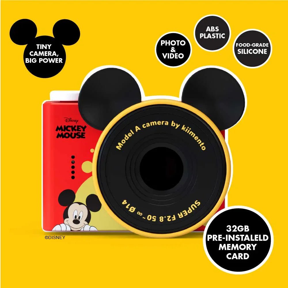 Disney Mickey Mouse Minikamera – kompakte Kinderkamera für Fotos & Videos