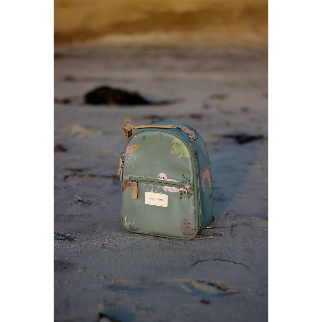 Play & Store Kinder-Lunchtasche Sands – isolierte Lunchbag als Rucksack & Umhängetasche